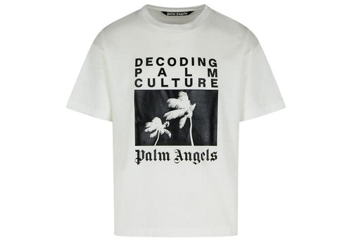 Palm Angels Decoding Palm Culture Regular Tee Off White/Black