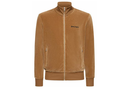 Palm Angels Logo-Print Track Jacket Sand Beige