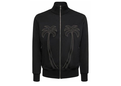 Palm Angels Milano Stud Track Jacket Black
