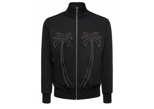 Palm Angels Milano Stud Track Jacket Black