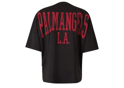 Palm Angels Mini College Over Tee Black Dark Red
