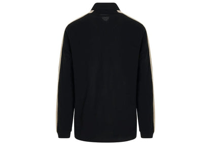 Palm Angels Monogram Piquet Track Shirt Black/Off White