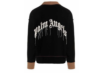 Palm Angels Palm Bear Wool Knit Sweater Black/Brown