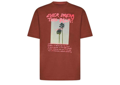 Palm Angels Palm Dream Tee Hazelnut/Fuschia