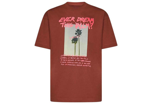 Palm Angels Palm Dream Tee Hazelnut/Fuschia