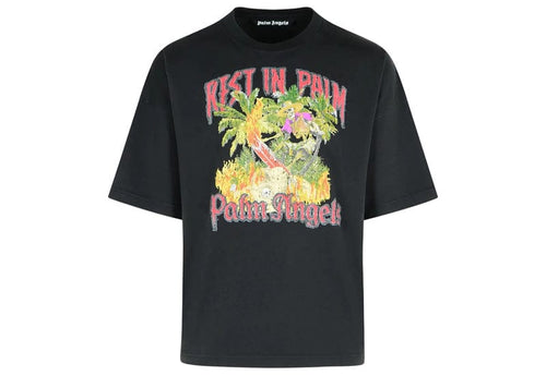Palm Angels Rest In Palm Tee Black