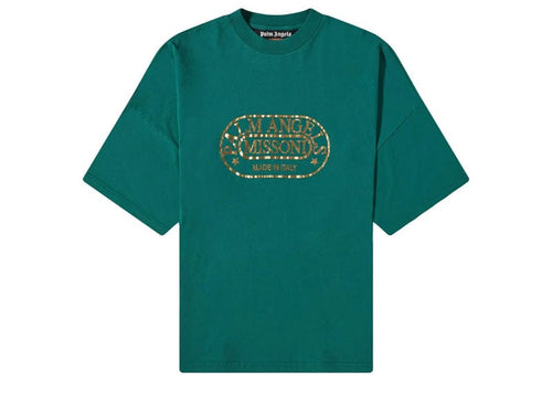 Palm Angels x Missoni Heritage Loose Tee Green/Gold