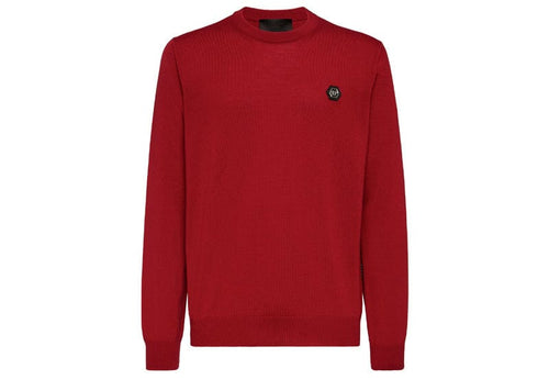 Philipp Plein Wool Pullover Round Neck LS