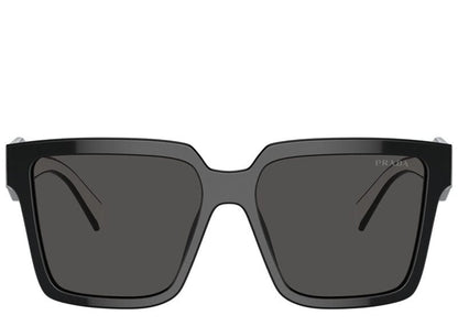 Prada PR24ZSF 1AB5S0-57 Black/Dark Grey