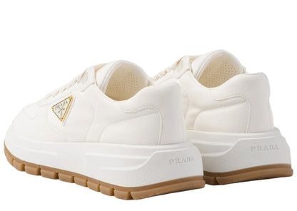 Prada Prax 01 Leather Sneakers Ivory Gum (Women's)