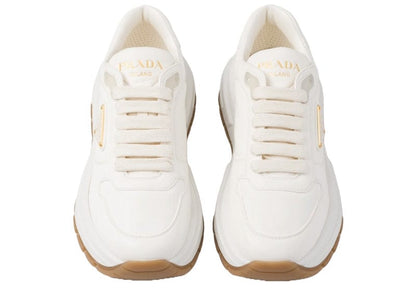 Prada Prax 01 Leather Sneakers Ivory Gum (Women's)