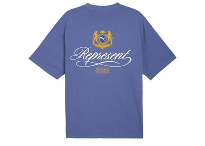 Puma x Represent Graphic Tee Blue Dusk