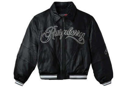 Raspberry Hills Leather Jacket Black