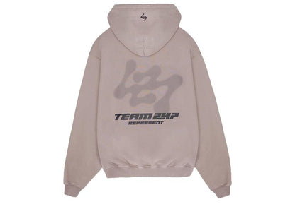 Represent 247 Future Terrains Oversized Hoodie Moonrock