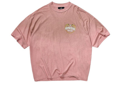 Represent Angel Border Tee Quartz