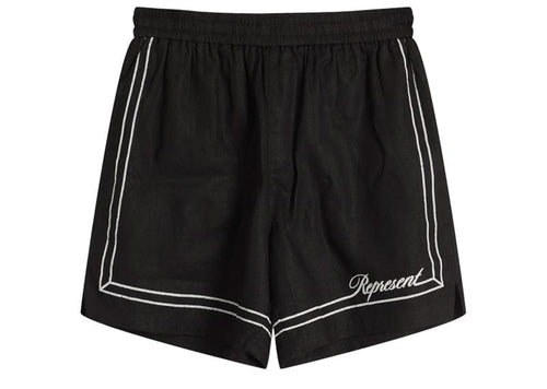 Represent Border Vacation Short Jet Black