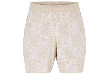 Represent Cotton Crochet Shorts Sail