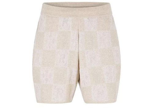 Represent Cotton Crochet Shorts Sail