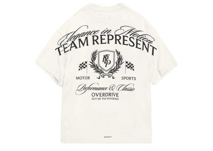 Represent Crest T-shirt Flat White