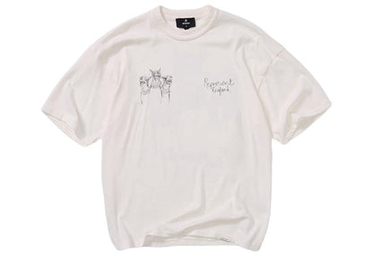 Represent Hand Drawn Thoroughbred Dogs T-Shirt Flat White
