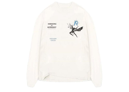 Represent Icarus Long Sleeve Tee Flat White