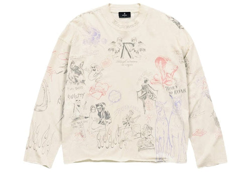 Represent Legacy Long Sleeve Tee Buttercream