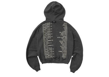 Represent Living Legacy Tour Reversible Hoodie Sun Fade Grey