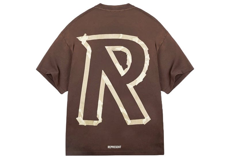 Represent Masking Tape Initial Tee Cedar