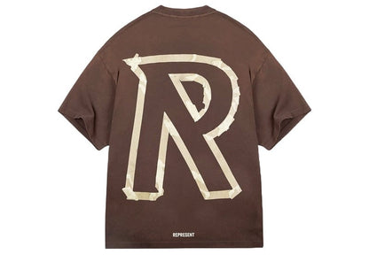 Represent Masking Tape Initial Tee Cedar