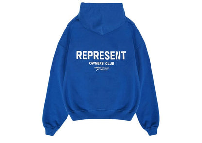 Represent Owner's Club Hoodie Cobalt Blue/White
