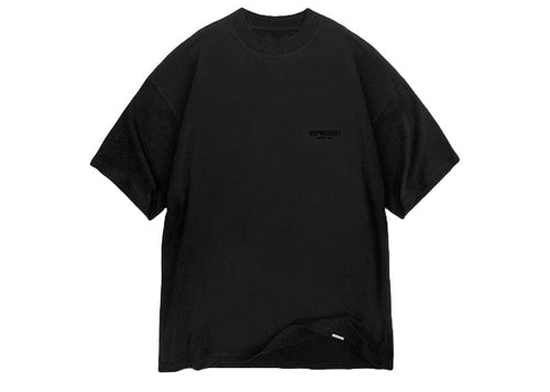 Represent Owners Club Flocked T-Shirt Black