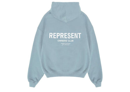 Represent Owners Club Hoodie Powder Blue