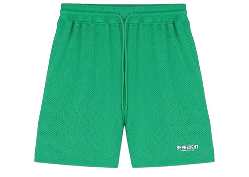 Represent Owners Club Mesh Shorts Island Green