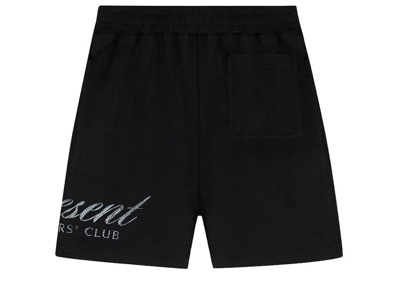 Represent Owners Club Script Mesh Shorts Black