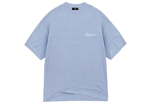 Represent Owners Club Script T-Shirt Dusty Blue