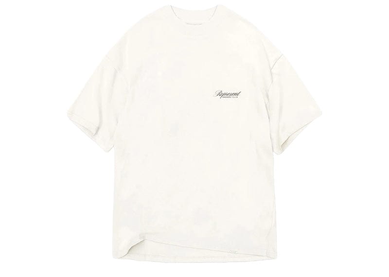 Represent Owners Club Script T-Shirt Flat White
