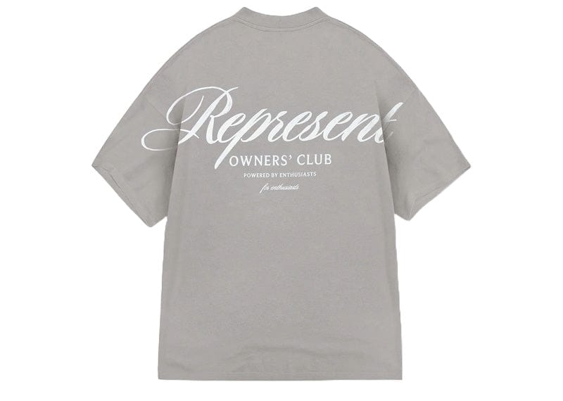 Represent Owners Club Script T-Shirt Slate