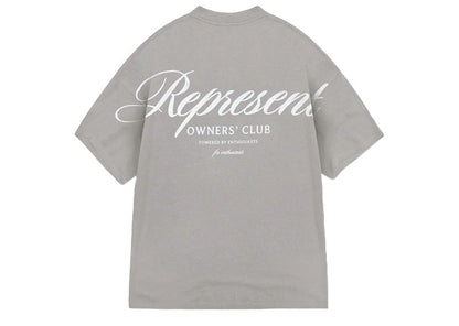Represent Owners Club Script T-Shirt Slate