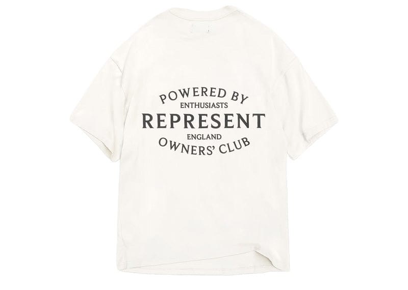 Represent Owners Club Stamp T-shirt Flat White
