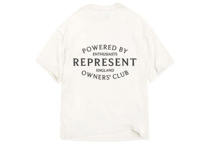 Represent Owners Club Stamp T-shirt Flat White