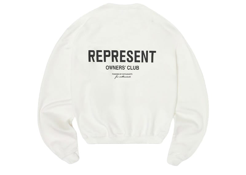 Represent Owners Club Sweater Flat White