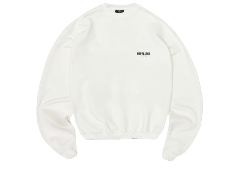 Represent Owners Club Sweater Flat White