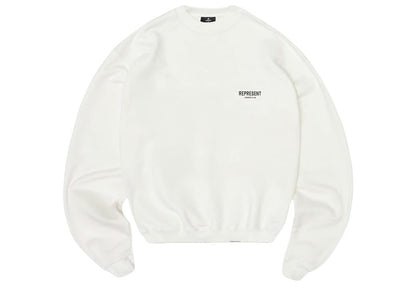 Represent Owners Club Sweater Flat White
