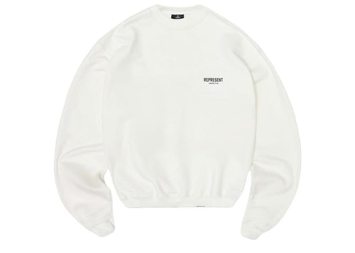 Represent Owners Club Sweater Flat White