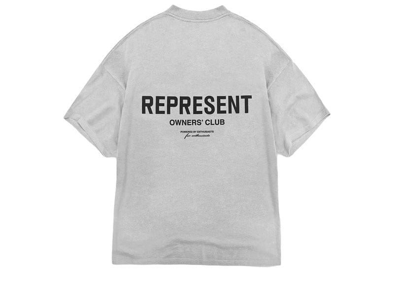 Represent Owners Club T-Shirt Ash Grey/Black