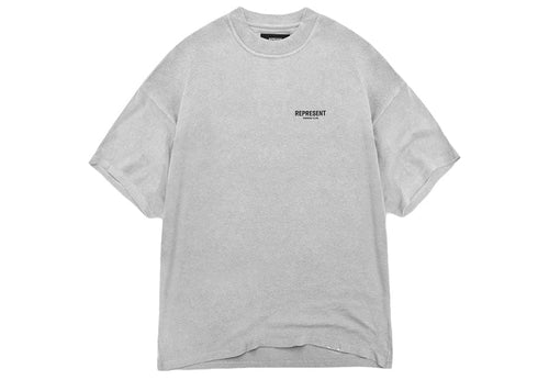 Represent Owners Club T-Shirt Ash Grey/Black