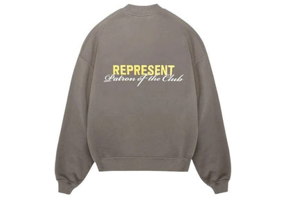 Represent Patron Of The Club Sweater Washed Olive