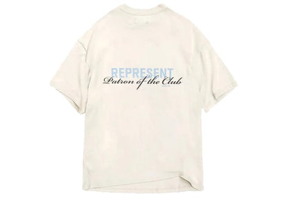 Represent Patron Of The Club T-Shirt Flat White