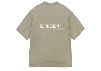Represent Patron of the Club Tee Khaki/Pink