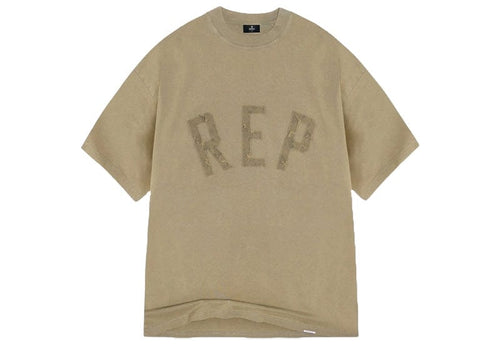 Represent Rep Applique Tee Fawn